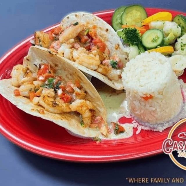 Baja Shrimp Tacos.